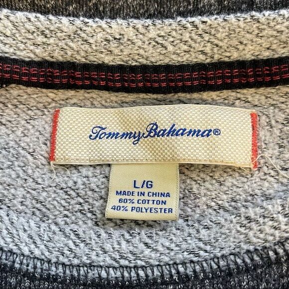 Tommy Bahama Gray-Silver Soft LS Top size Large - Picture 3 of 4